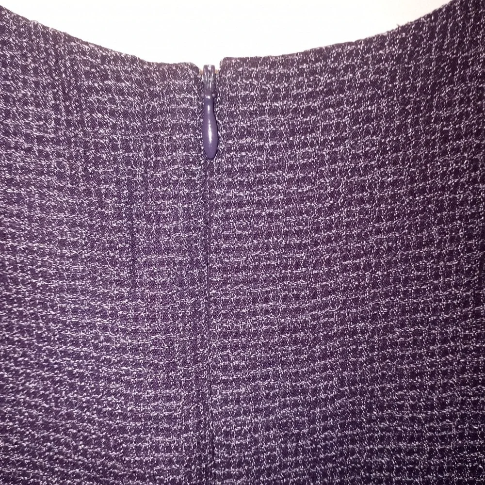 Jessica Howard Purple 2 Piece Dress Set Jacket Blazer‎ Sheath Midi Size 8